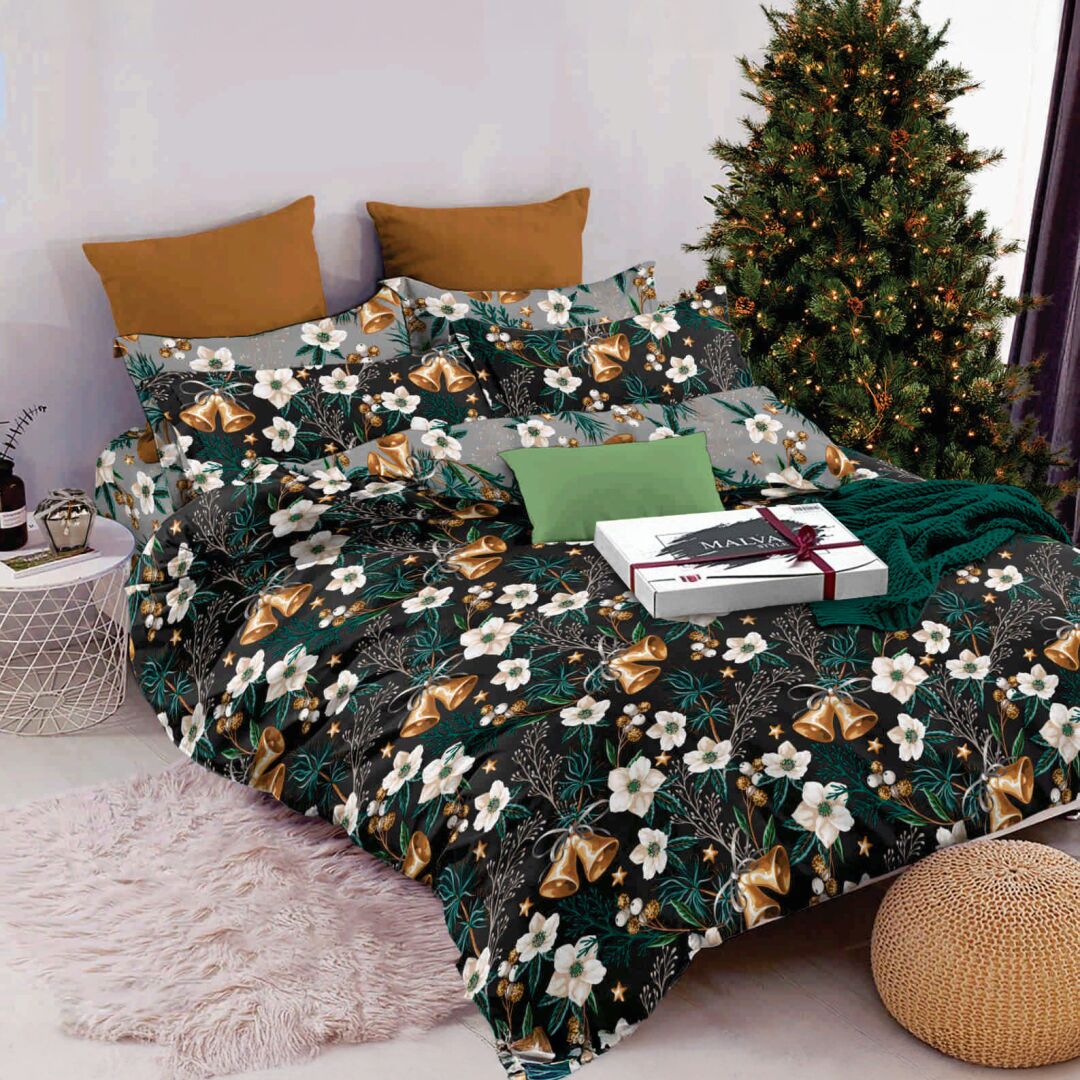 Bedding Set gold calico Dervilia